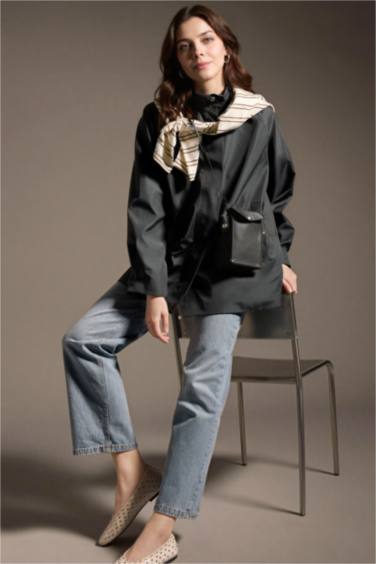 Loose Fıt Paraşüt Trençkot - Görsel 2