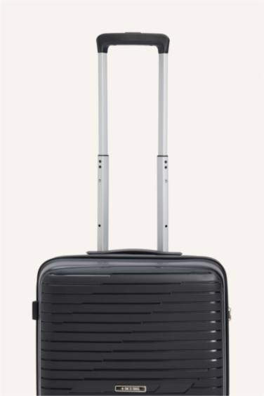 Unisex Sert Kapaklı Küçük Boy Valiz - Görsel 4