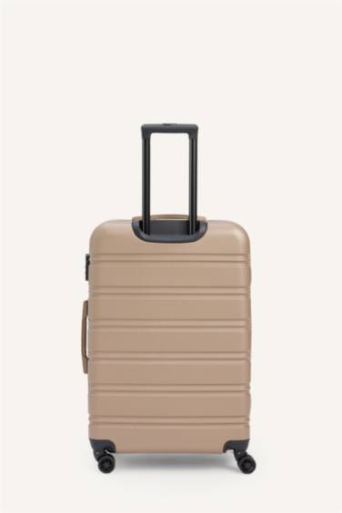 Unisex Sert Kapaklı Büyük Boy Valiz - Görsel 6