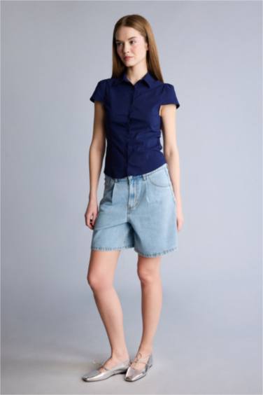 Fıtted Bengalin Gömlek - Görsel 2