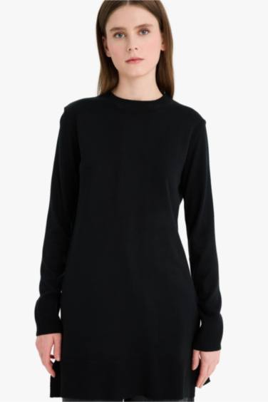 Regular Fit Crew Neck Tunic