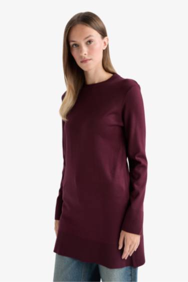 Regular Fit Crew Neck Tunic