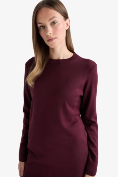 Regular Fit Crew Neck Tunic