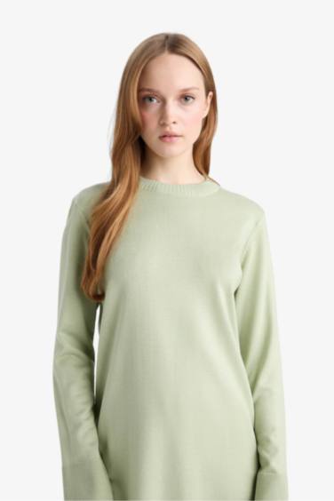 Regular Fit Crew Neck Tunic