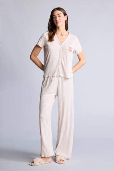 Pijama Takımı Ayıcıklı Üst Alt