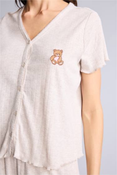 Pijama Takımı Ayıcıklı Üst Alt - Görsel 4