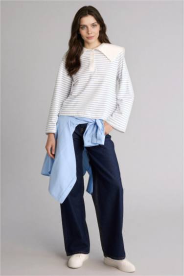 Loose Fıt Uzun Kollu Tunik - Görsel 2