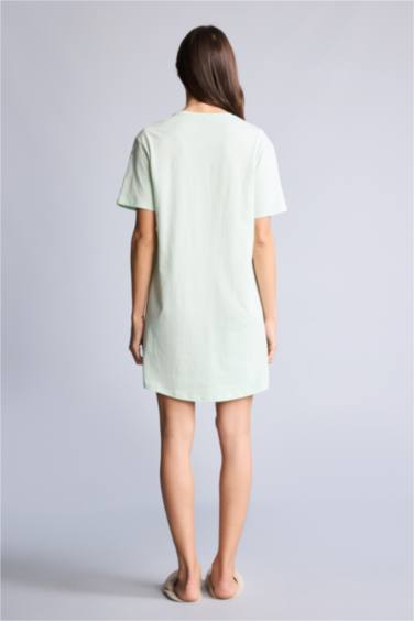 Kısa Kollu Gecelik - Görsel 4