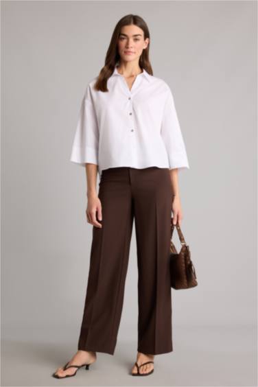 Oversıze Poplin - Görsel 2