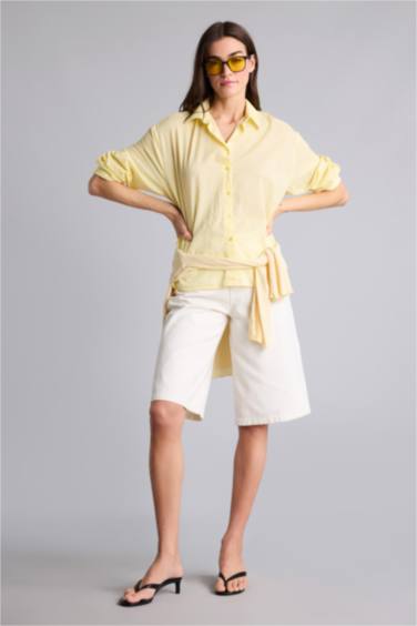 Oversıze Vual Gömlek - Görsel 2