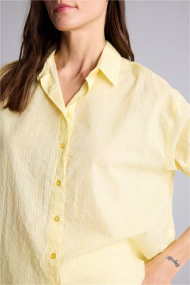 Oversıze Vual Gömlek - Görsel 4