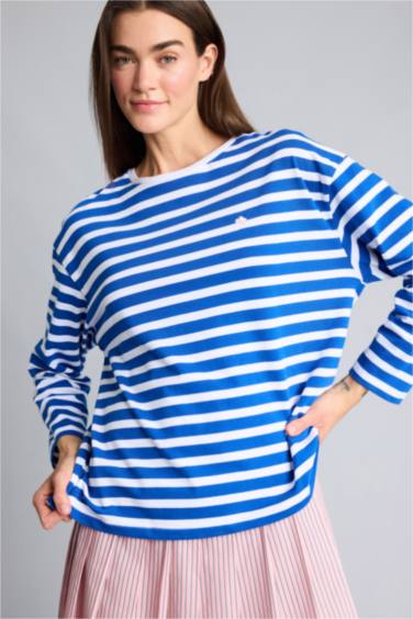 Afra x Defacto Oversıze Baskılı Sweatshirt