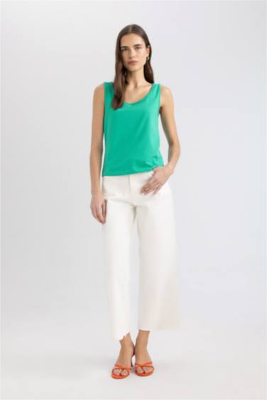 Débardeur Slim Col Rond