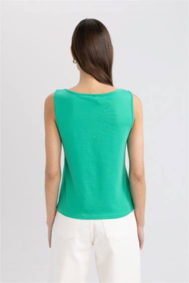 Débardeur Slim Col Rond