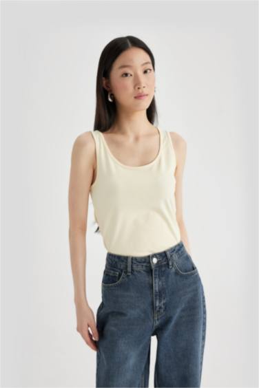 Slim Fit U Neck Tank Top