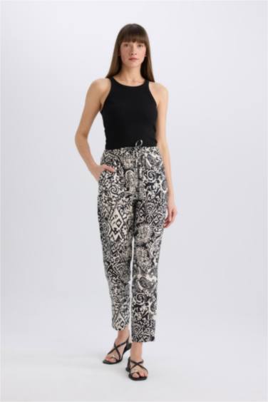 Harem With Pockets Viscose Trousers