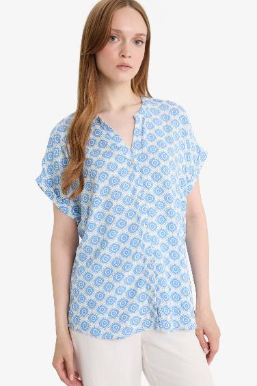 Regular Fit Crew Neck Short Sleeve Shirt