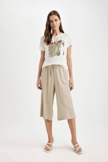 Capri High Waist Crop Fit Belmando Capri