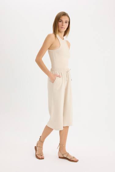 High Waist Crop Fit Belmando Capri