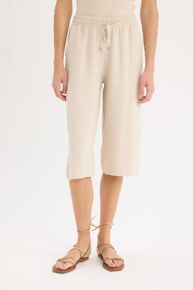 High Waist Crop Fit Belmando Capri