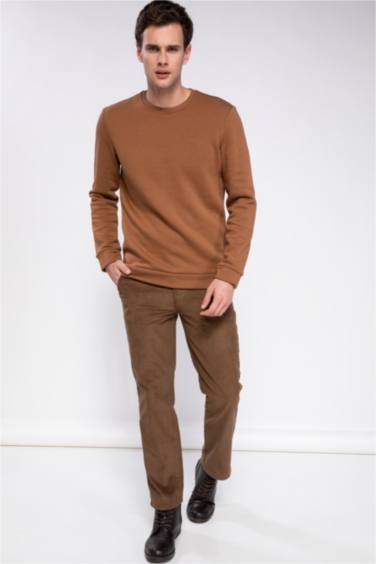 Oscar Relax Fit Kadife Chino Pantolon