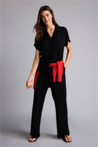 Yüksek Bel Florıda Pantolon - Görsel 2