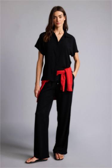 Yüksek Bel Florıda Pantolon - Görsel 3