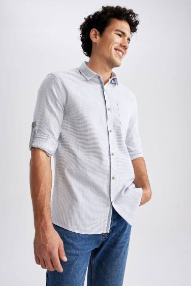 Slim Fit Long Sleeve Shirt