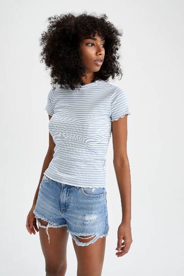 Short Sleeve Striped T-Shirt