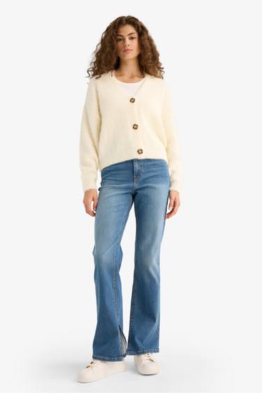 كارديجان تريكو اوفر سايز بياقة V