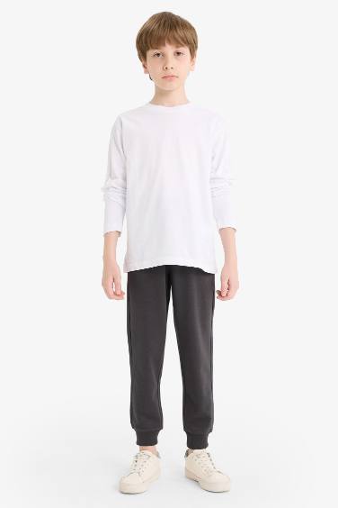 بنطلون سويت بانتس جوجر اولادي قصة عادية أنثرا غامق