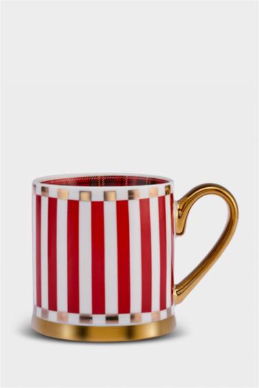 KARACA X DEFACTO NEW YEAR 25 KIRMIZI ÇİZGİLİ 330 ML KUPA