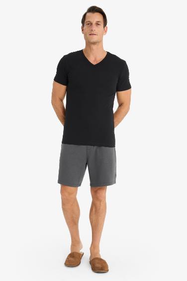 Slim Fit Short Sleeve Knitted Tops