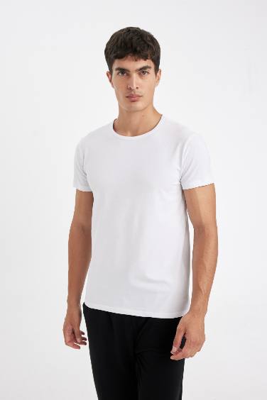 Slim Fit Short Sleeve Knitted Tops