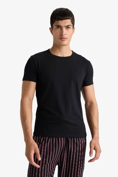 Slim Fit Short Sleeve Knitted Tops