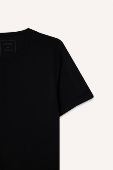 Slim Fit Short Sleeve Knitted Tops