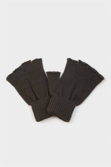 Gants en tricot à doigts ouverts pour homme