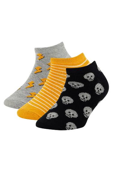 Boys' Cotton 3 Pack Short Socks