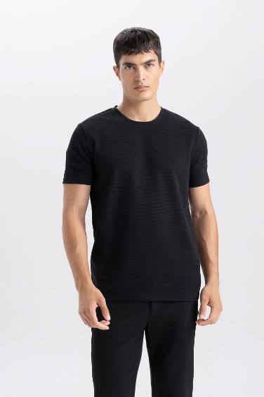 T-Shirt Coupe Slim Col Rond