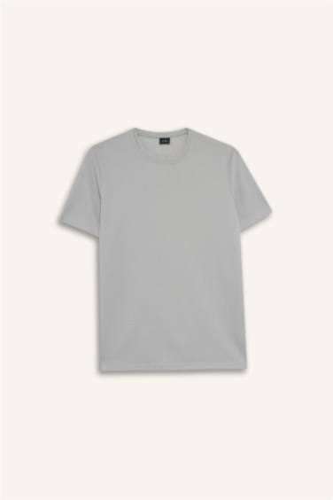 дөңгелек жаға Қысқа жеңді футболка