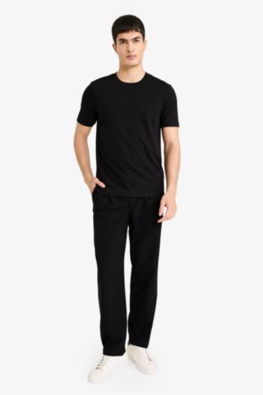 Slim Fit Crew Neck Short Sleeve T-Shirt