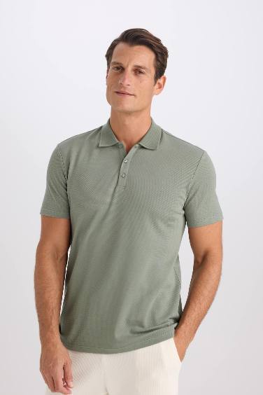 Slim Fit Polo Collar Polo T-Shirt