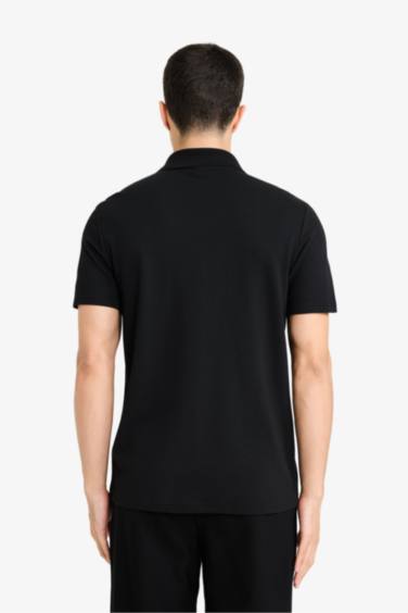 Slım Fıt Kısa Kollu Polo Tişört - Görsel 5