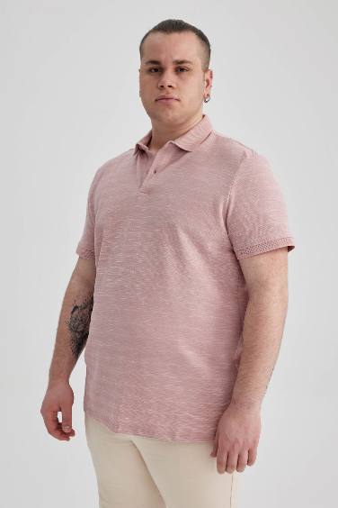 Slim Fit Polo Neck Short Sleeve T-Shirt