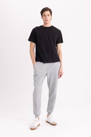 Slim Fit Rib Hem Sweatpants