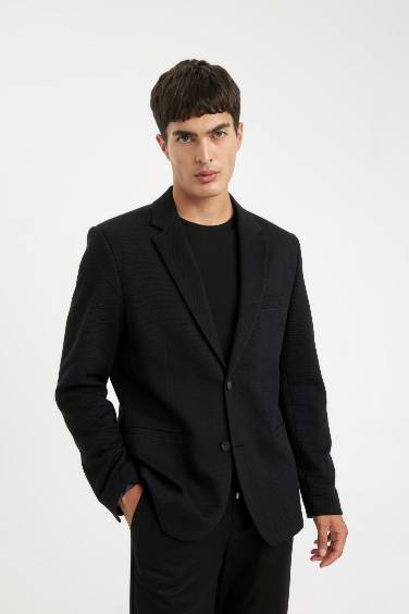 Slim Fit Lined Blazer