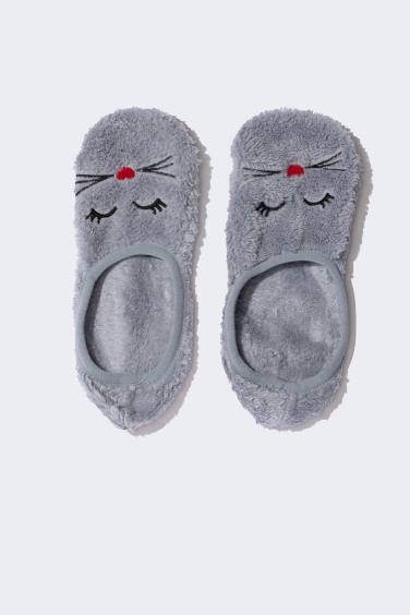 Woman Flat Sole Cotton Home Slippers