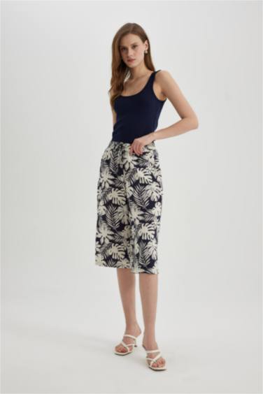 كابري كروب فيت فيسكوز بخصر عالي