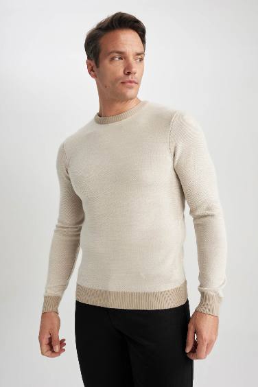 Standard Fit Crew Neck Knitwear Pullover