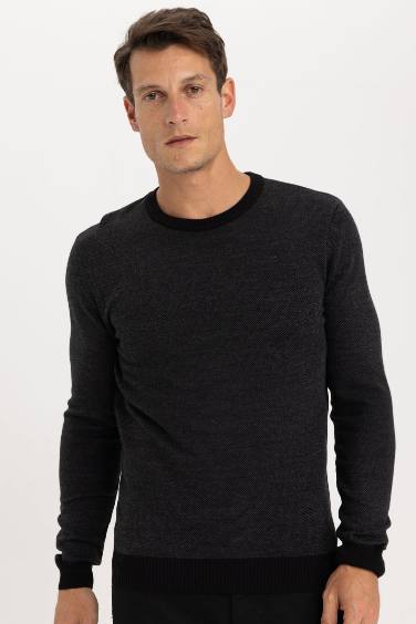 Pull en tricot Coupe Standard Col Rond